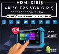 EXPOTECH Analog 5 IN 1 VGA & 4K HD giriş HD CCTV Tester monitör kablo izleyici opsiyonel K51 